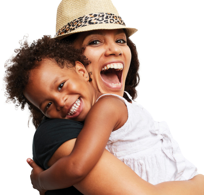 Franciscan photography sample mom and child