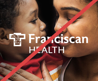 Franciscan Health Logo Improper Use - Busy Photo